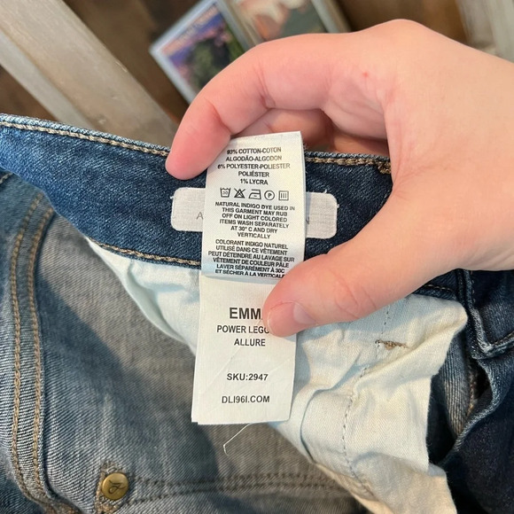 DL1961 smart denim Emma power legging SZ 26 - Picture 7 of 8